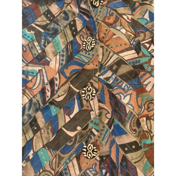 Life Style Petite Women’s Multicolor Button Up Jacket - Size Petite Small - Picture 5 of 5